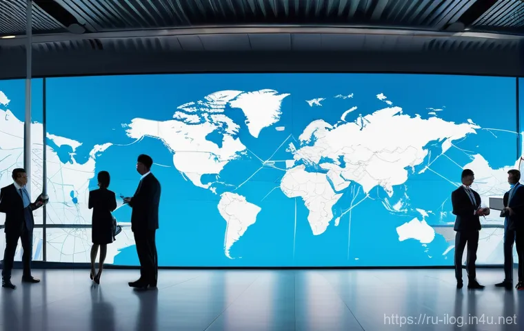 초보자를 위한 국제물류관리사 공부법 - A vibrant, bustling international logistics hub emphasizing sustainability and global connections. T...